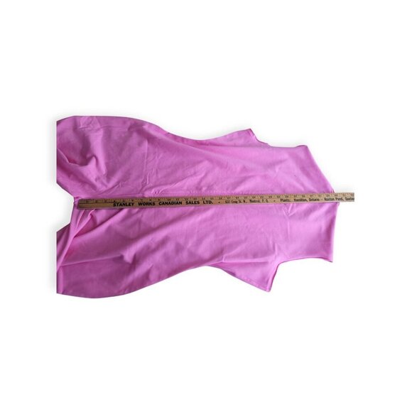 SKIMS Bubble Gum Pink Sleeveless Crew Neck Catsuit Plus Size 4X Stretch - Picture 10 of 12